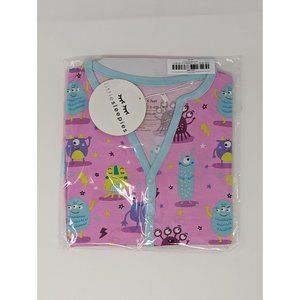 NIB Little Sleepies Purple Monster Mayhem Womens Shirt Size Medium‎